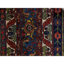 Load image into Gallery viewer, 13&#39;6&quot;x19&#39;2&quot; Copper Red, Antique Persian Bidjar, Open Field Anchor Medallion Design, Good Condition, Clean, Abrush, Sides and Ends Professionally Secured, 100% Wool, Hand Knotted, XL, Oversized, Oriental Rug FWR470472