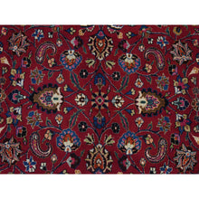 Load image into Gallery viewer, 9&#39;9&quot;x12&#39;10&quot; Jazzy Red, Persian Meshad, All Over Design, Good Condition, Clean, Full Pile, 100% Wool, Hand Knotted, Oriental Rug FWR470478