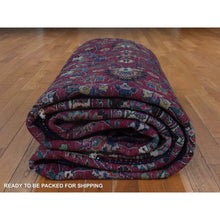 Load image into Gallery viewer, 9&#39;9&quot;x12&#39;10&quot; Jazzy Red, Persian Meshad, All Over Design, Good Condition, Clean, Full Pile, 100% Wool, Hand Knotted, Oriental Rug FWR470478
