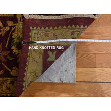 Load image into Gallery viewer, 11&#39;10&quot;x15&#39;4&quot; Wine Red, Double Knot Jaipur, All Over Design, Thick, Dense And Plush, 100% Wool, Hand Knotted, Oversized, Oriental Rug FWR470484