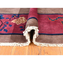 Load image into Gallery viewer, 10&#39;1&quot;x14&#39;2&quot; Burro Brown, Antique Chinese Art Deco Nichols, Clean, Soft, Full Pile, 100% Wool, Hand Knotted, Oriental Rug FWR470508