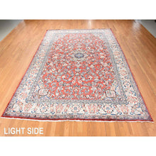 Load image into Gallery viewer, 9&#39;9&quot;x13&#39; Salsa Red, Vintage Persian Mahal, Clean, Soft, Full Pile, 100% Wool, Hand Knotted, Oriental Rug FWR470526