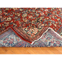 Load image into Gallery viewer, 9&#39;9&quot;x13&#39; Salsa Red, Vintage Persian Mahal, Clean, Soft, Full Pile, 100% Wool, Hand Knotted, Oriental Rug FWR470526