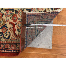 Load image into Gallery viewer, 9&#39;9&quot;x13&#39; Salsa Red, Vintage Persian Mahal, Clean, Soft, Full Pile, 100% Wool, Hand Knotted, Oriental Rug FWR470526