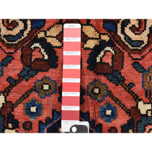 Load image into Gallery viewer, 10&#39;x12&#39;4&quot; Coral Red, Semi Antique Persian Bakhtiar, Full Pile, Good Condition And Clean, 100% Wool, Hand Knotted, Oriental Rug FWR470568