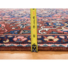Load image into Gallery viewer, 10&#39;x12&#39;4&quot; Coral Red, Semi Antique Persian Bakhtiar, Full Pile, Good Condition And Clean, 100% Wool, Hand Knotted, Oriental Rug FWR470568