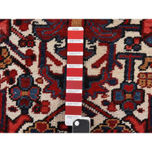 Load image into Gallery viewer, 8&#39;3&quot;x11&#39;1&quot; Daisy White, Antique Persian Heriz, Good Condition, Clean, Full Pile, All Over Flower Geometric Design, 100% Wool, Hand Knotted, Oriental Rug FWR470598