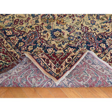 Load image into Gallery viewer, 9&#39;7&quot;x12&#39;8&quot; Burlywood Brown, Semi Antique Persian Tabriz, Good Condition, Clean, Full Pile, Medallion Design, 100% Wool, Hand Knotted, Oriental Rug FWR470604