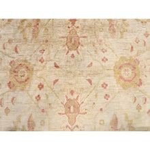 Load image into Gallery viewer, 9&#39;8&quot;x16&#39; Beige, Afghan Peshawar with All Over Mahal Design, Clean, Full Pile, Long and Narrow, 100% Wool, Hand Knotted, Oriental Rug FWR470628