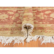 Load image into Gallery viewer, 9&#39;8&quot;x16&#39; Beige, Afghan Peshawar with All Over Mahal Design, Clean, Full Pile, Long and Narrow, 100% Wool, Hand Knotted, Oriental Rug FWR470628