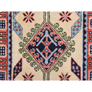 2'6"x13'1" Reed Yellow, Vintage Persian Meshkin, Full Pile And Clean, 100% Wool, Hand Knotted, Runner, Oriental Rug FWR470646