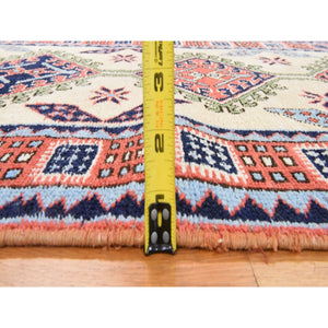 2'6"x13'1" Reed Yellow, Vintage Persian Meshkin, Full Pile And Clean, 100% Wool, Hand Knotted, Runner, Oriental Rug FWR470646