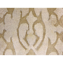 Load image into Gallery viewer, 2&#39;x3&#39;2&quot; Beige, High and Low Textured Design, Natural Undyed Wool, Hand Knotted, Mat, Sample, Oriental Rug FWR470838