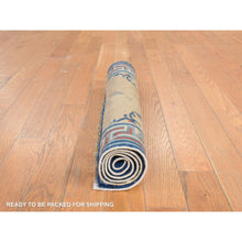 Load image into Gallery viewer, 2&#39;x3&#39;9&quot; Dark Vanilla Brown, Antique Peking Chinese, Good Condition And Clean, Hand Knotted, 100% Wool, Mat, Oriental Rug FWR470862