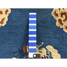 Load image into Gallery viewer, 3&#39;x5&#39;6&quot; Imperial Blue, Antique Chinese Peking With A Dragon Center Medallion, Good Condition And Clean, Full Pile And Soft, 100% Wool, Hand Knotted, Oriental Rug FWR470868