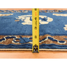 Load image into Gallery viewer, 3&#39;x5&#39;6&quot; Imperial Blue, Antique Chinese Peking With A Dragon Center Medallion, Good Condition And Clean, Full Pile And Soft, 100% Wool, Hand Knotted, Oriental Rug FWR470868