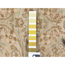 Load image into Gallery viewer, 9&#39;9&quot;x13&#39; Light Brown, Vintage Persian Tabriz, Good Condition and Clean, Full Pile and Soft, All Over Design, 100% Wool, Hand Knotted, Oriental Rug FWR470880
