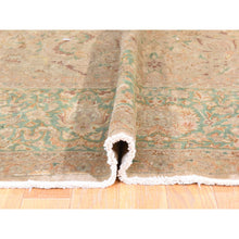 Load image into Gallery viewer, 9&#39;9&quot;x13&#39; Light Brown, Vintage Persian Tabriz, Good Condition and Clean, Full Pile and Soft, All Over Design, 100% Wool, Hand Knotted, Oriental Rug FWR470880