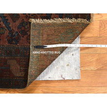 Load image into Gallery viewer, 3&#39;3&quot;x5&#39;5&quot; Penny Brown, Antique Persian Lilihan, Shabby Chic, Worn Down, Hand Knotted, 100% Wool, Clean, Sides And Ends Professionally Secured, Oriental Rug FWR470898
