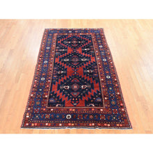 Load image into Gallery viewer, 5&#39;x8&#39;6&quot; Chili Red, Antique Armenian Caucasian, 100% Wool, Hand Knotted, Full Pile And Clean, Oriental Rug FWR470922