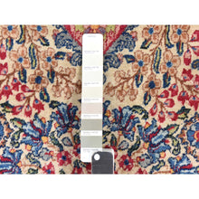 Load image into Gallery viewer, 2&#39;8&quot;x15&#39;10&quot; Chiffon White, Antique Persian Lavar Kerman Rug, Xl Runner, 100% Wool, Hand Knotted, Clean And In Good Condition, Oriental FWR470940