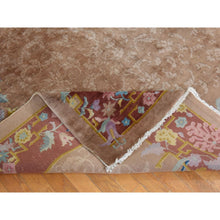 Load image into Gallery viewer, 8&#39;10&quot;x11&#39;5&quot; Tumbleweed Brown, Antique Chinese Art Deco Rug, Nichols, Full Plush Pile, Clean And Soft, Tone On Tone, All Over Design, 100% Wool, Hand Knotted, Oriental FWR470952