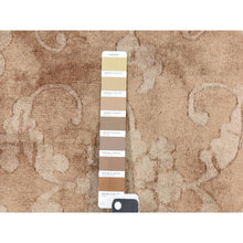 Load image into Gallery viewer, 8&#39;10&quot;x11&#39;5&quot; Tumbleweed Brown, Antique Chinese Art Deco Rug, Nichols, Full Plush Pile, Clean And Soft, Tone On Tone, All Over Design, 100% Wool, Hand Knotted, Oriental FWR470952