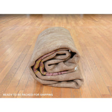 Load image into Gallery viewer, 8&#39;10&quot;x11&#39;5&quot; Tumbleweed Brown, Antique Chinese Art Deco Rug, Nichols, Full Plush Pile, Clean And Soft, Tone On Tone, All Over Design, 100% Wool, Hand Knotted, Oriental FWR470952