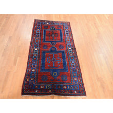 Load image into Gallery viewer, 4&#39;4&quot;x8&#39;2&quot; Savvy Red, Antique Caucasian Rug, Armenian Kazak, Good Condition, Clean And Soft, Geometric Medallion Design, 100% Wool, Hand Knotted, Full Pile, Oriental FWR470982