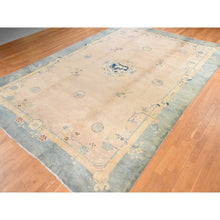 Load image into Gallery viewer, 10&#39;8&quot;x15&#39;8&quot; Peach Pink, Antique Chinese Peking, Even Wear, Clean, Pliable And Soft Pile, Some Discoloration And Faded Areas Throughout, 100% Wool, Hand Knotted, Xl, Oriental Rug FWR470994