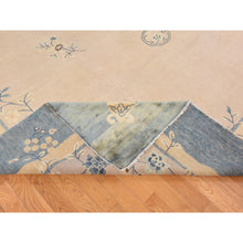 Load image into Gallery viewer, 10&#39;8&quot;x15&#39;8&quot; Peach Pink, Antique Chinese Peking, Even Wear, Clean, Pliable And Soft Pile, Some Discoloration And Faded Areas Throughout, 100% Wool, Hand Knotted, Xl, Oriental Rug FWR470994
