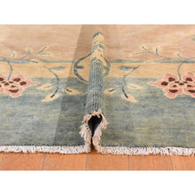 Load image into Gallery viewer, 10&#39;8&quot;x15&#39;8&quot; Peach Pink, Antique Chinese Peking, Even Wear, Clean, Pliable And Soft Pile, Some Discoloration And Faded Areas Throughout, 100% Wool, Hand Knotted, Xl, Oriental Rug FWR470994