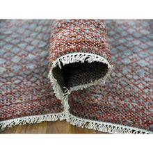 Load image into Gallery viewer, 9&#39;9&quot;x14&#39; Brownish Red, Hand Knotted Modern Chiaroscuro Collection, Pure Wool Thick And Plush, Oriental Rug FWR474162