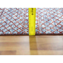 Load image into Gallery viewer, 9&#39;9&quot;x14&#39; Brownish Red, Hand Knotted Modern Chiaroscuro Collection, Pure Wool Thick And Plush, Oriental Rug FWR474162
