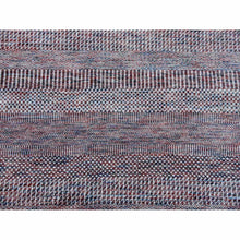 Load image into Gallery viewer, 10&#39;1&quot;x14&#39; Terracotta Red, Wool And Silk Hand Knotted, Modern Grass Design Gabbeh Densely Woven, Oriental Rug FWR474672