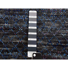 Load image into Gallery viewer, 10&#39;x14&#39; Denim Blue, Modern Chiaroscuro Collection, Thick And Plush Pure Wool Hand Knotted, Oriental Rug FWR475074