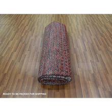 Load image into Gallery viewer, 8&#39;x9&#39;10&quot; Red Chiaroscuro Collection, Hand Knotted, Extra Soft Wool, Oriental Rug FWR475128