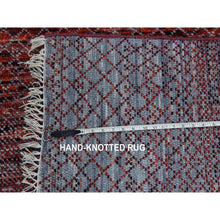 Load image into Gallery viewer, 8&#39;x9&#39;10&quot; Red Chiaroscuro Collection, Hand Knotted, Extra Soft Wool, Oriental Rug FWR475128