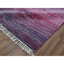 Load image into Gallery viewer, 8&#39;1&quot;x10&#39;2&quot; Rose Pink, Thick And Plush Pure Wool Hand Knotted, Modern Chiaroscuro Collection, Oriental Rug FWR475188