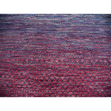 Load image into Gallery viewer, 8&#39;1&quot;x10&#39;2&quot; Rose Pink, Thick And Plush Pure Wool Hand Knotted, Modern Chiaroscuro Collection, Oriental Rug FWR475188
