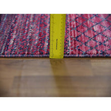 Load image into Gallery viewer, 8&#39;1&quot;x10&#39;2&quot; Rose Pink, Thick And Plush Pure Wool Hand Knotted, Modern Chiaroscuro Collection, Oriental Rug FWR475188