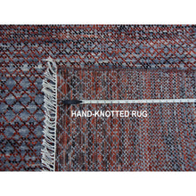 Load image into Gallery viewer, 9&#39;1&quot;x12&#39;1&quot; Brownish Red, Hand Knotted Modern Chiaroscuro Collection, Thick And Plush Pure Wool, Oriental Rug FWR475428