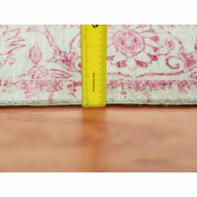 Load image into Gallery viewer, 8&#39;10&quot;x11&#39;3&quot; Beige And Pink, Broken Persian Tabriz Erased Design, Wool And Silk Hand Knotted, Oriental Rug FWR475650