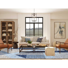 Load image into Gallery viewer, 9&#39;2&quot;x11&#39;10&quot; Beau Blue, Geometric Art Deco Collection Soft to the Touch, Soft Wool Hand Knotted, Oriental Rug FWR475770
