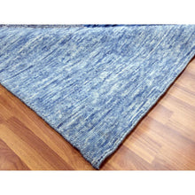 Load image into Gallery viewer, 9&#39;2&quot;x11&#39;10&quot; Beau Blue, Geometric Art Deco Collection Soft to the Touch, Soft Wool Hand Knotted, Oriental Rug FWR475770