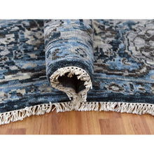 Load image into Gallery viewer, 9&#39;2&quot;x12&#39;4&quot; Ash Gray, Modern Tabriz Design Soft And Supple, Pure Wool Hand Knotted, Oriental Rug FWR475824
