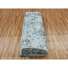 Load image into Gallery viewer, 9&#39;2&quot;x12&#39;4&quot; Ash Gray, Modern Tabriz Design Soft And Supple, Pure Wool Hand Knotted, Oriental Rug FWR475824