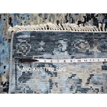 Load image into Gallery viewer, 9&#39;2&quot;x12&#39;4&quot; Ash Gray, Modern Tabriz Design Soft And Supple, Pure Wool Hand Knotted, Oriental Rug FWR475824