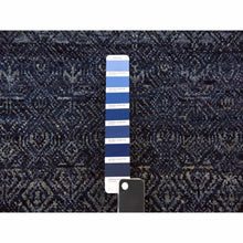 Load image into Gallery viewer, 8&#39;x10&#39;2&quot; Space Cadet, 100% Plush Wool Hand Knotted, Kohinoor Herat Small Geometric Repetitive Design, Oriental Rug FWR476232