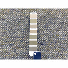 Load image into Gallery viewer, 8&#39;2&quot;x10&#39;2&quot; Almond Brown, Modern Geometric Opened Up Plaid Design, 100% Wool Hand Knotted, Oriental Rug FWR476268